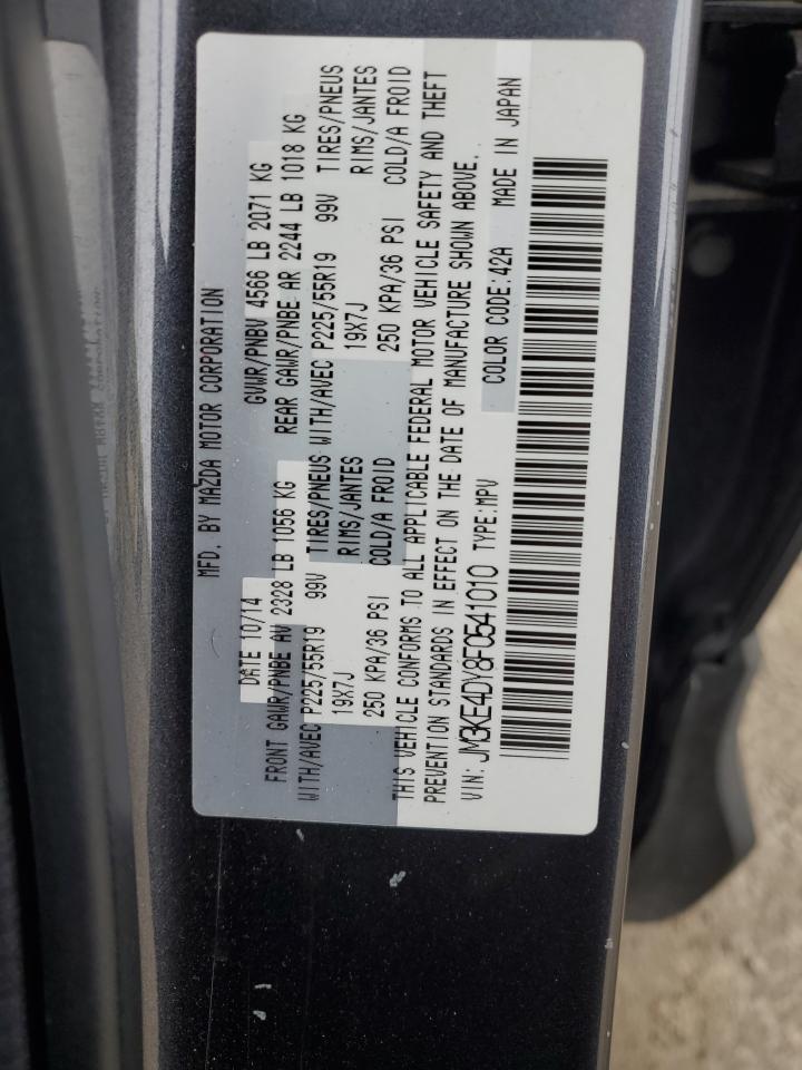 2015 Mazda Cx-5 Gt VIN: JM3KE4DY8F0541010 Lot: 82524445