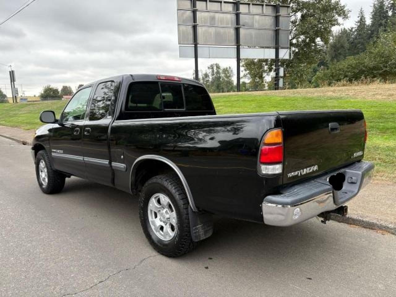 2001 Toyota Tundra Access Cab black  gas 5TBBT44181S160189 photo #4