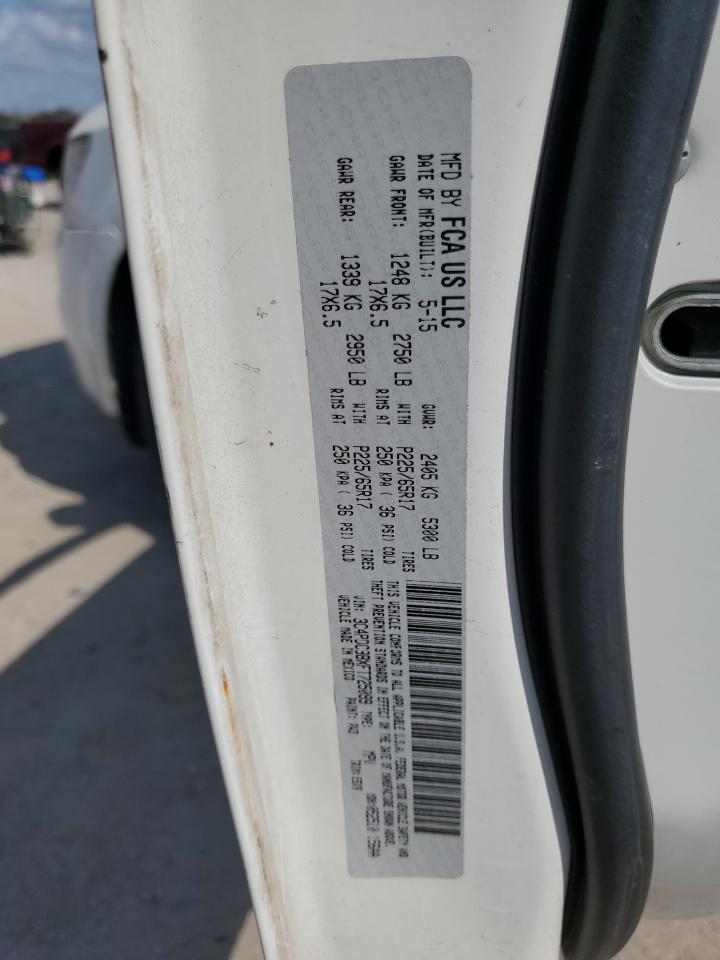 2015 Dodge Journey Sxt VIN: 3C4PDCBBXFT725099 Lot: 89450455