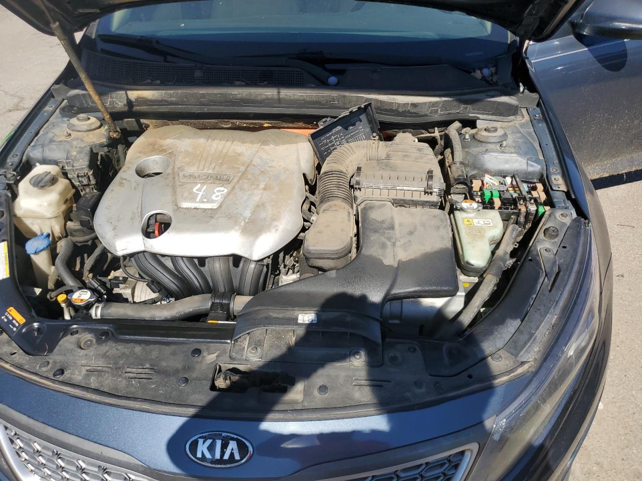 2015 Kia Optima Hybrid VIN: KNAGM4ADXF5077494 Lot: 85818225