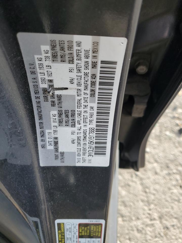 2019 Toyota Yaris L VIN: 3MYDLBYV5KY517888 Lot: 84634015