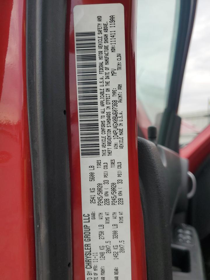 2011 Dodge Nitro Heat VIN: 1D4PU4GX0BW607368 Lot: 86120515