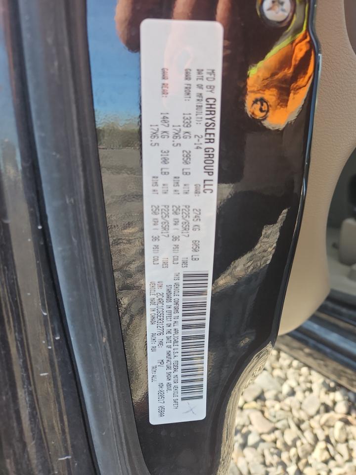 2014 Chrysler Town & Country Touring L VIN: 2C4RC1CG5ER312776 Lot: 90029755