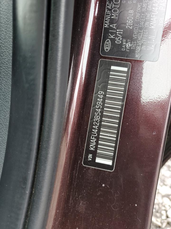 2011 Kia Forte Ex VIN: KNAFU4A23B5459449 Lot: 90647035