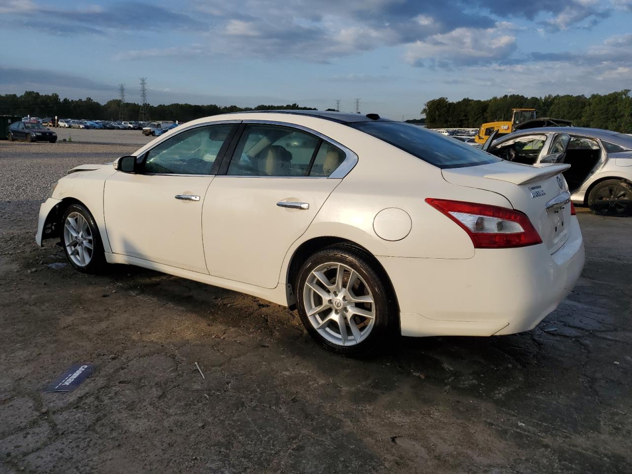 2011 Nissan Maxima S white sedan gas 1N4AA5AP7BC841296 photo #3