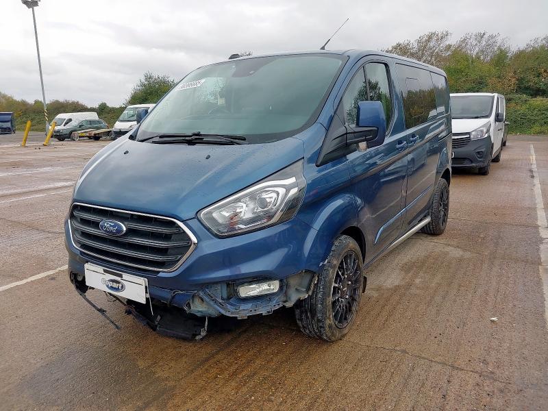 2020 FORD TRANSIT CUSTOM 2.0 ECOBLUE 170PS LOW ROOF D/CAB LIMITED VAN AUTO for sale at Copart SANDWICH