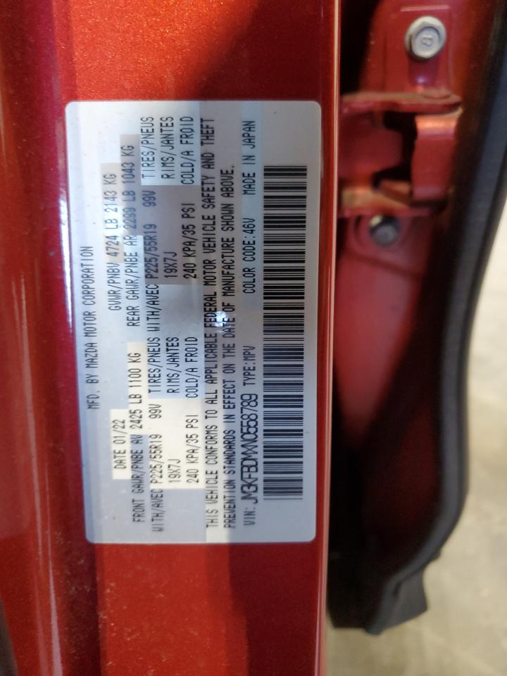 2022 Mazda Cx-5 Premium VIN: JM3KFBDMXN0558789 Lot: 87086405