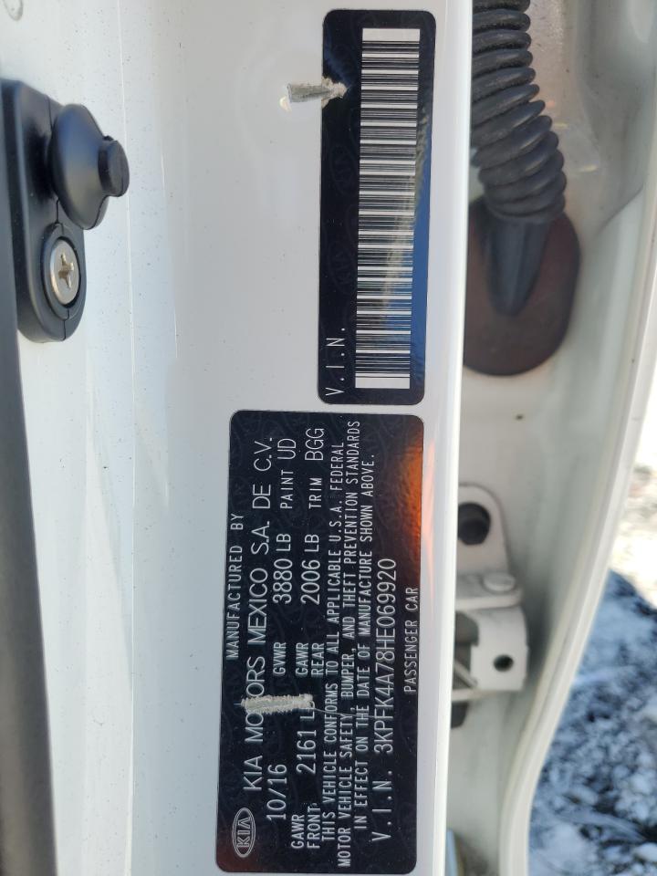 2017 Kia Forte Lx VIN: 3KPFK4A78HE069920 Lot: 89648335