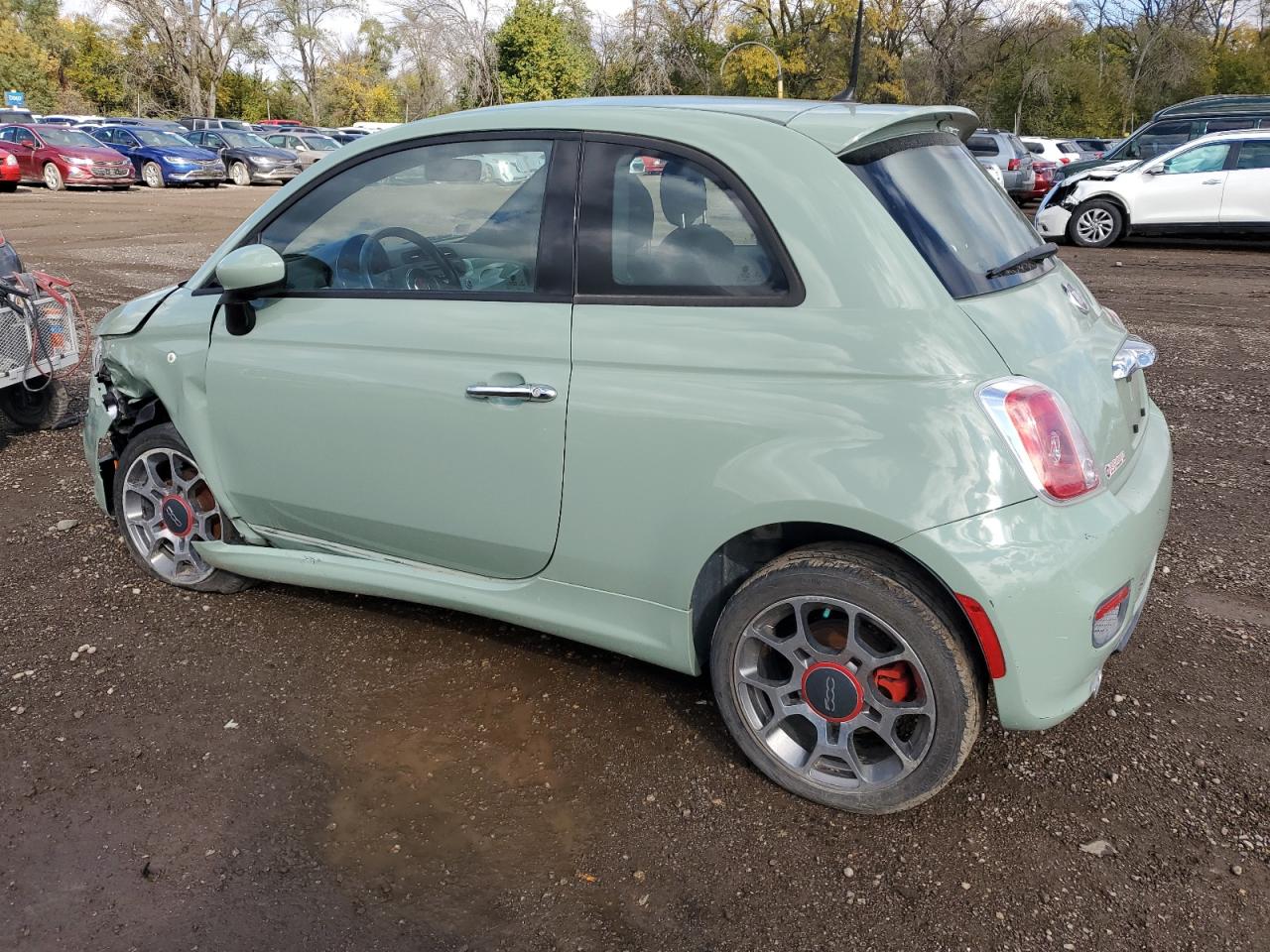 2013 Fiat 500 Sport green  gas 3C3CFFBR5DT752526 photo #3