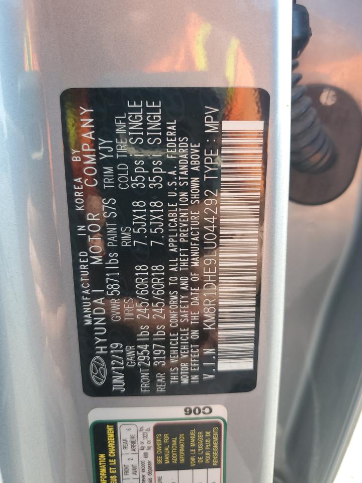 2020 Hyundai Palisade Se VIN: KM8R1DHE9LU044292 Lot: 85136045