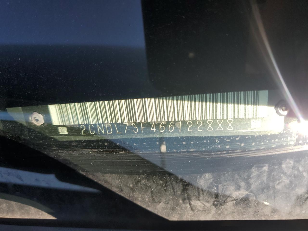 2006 Chevrolet Equinox Lt VIN: 2CNDL73F466122888 Lot: 85651175