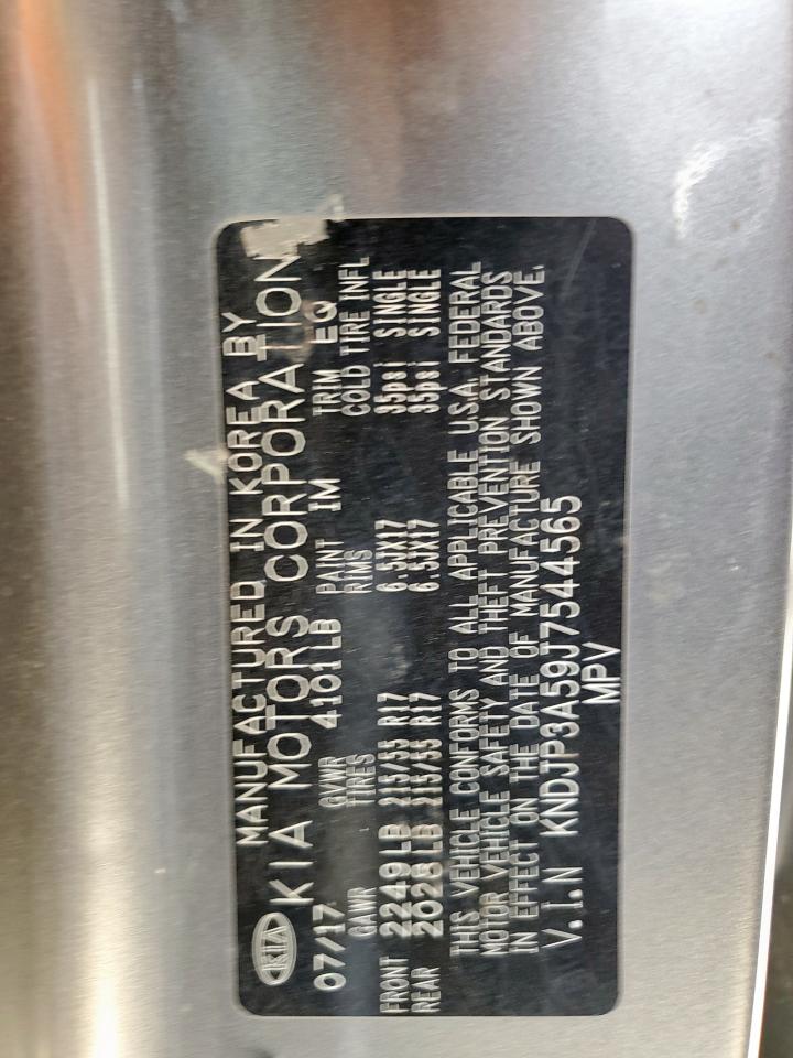 2018 Kia Soul + VIN: KNDJP3A59J7544565 Lot: 86118815