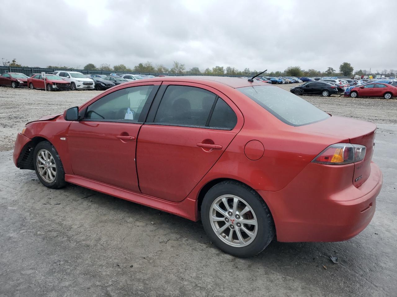 2014 Mitsubishi Lancer Es/Es Sport red null gas JA32U2FU1EU020713 photo #3