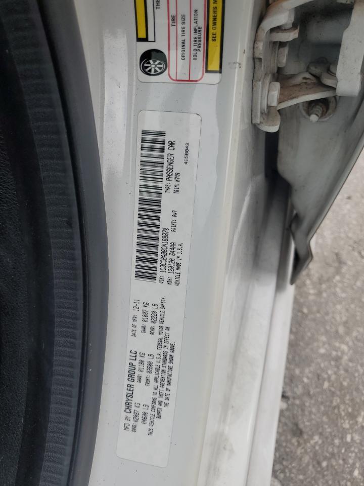 2012 Chrysler 200 Lx VIN: 1C3CCBAB8CN168870 Lot: 85649375