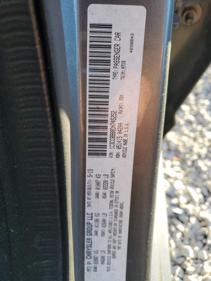 2013 Chrysler 200 Touring VIN: 1C3CCBBB8DN745252 Lot: 86549075