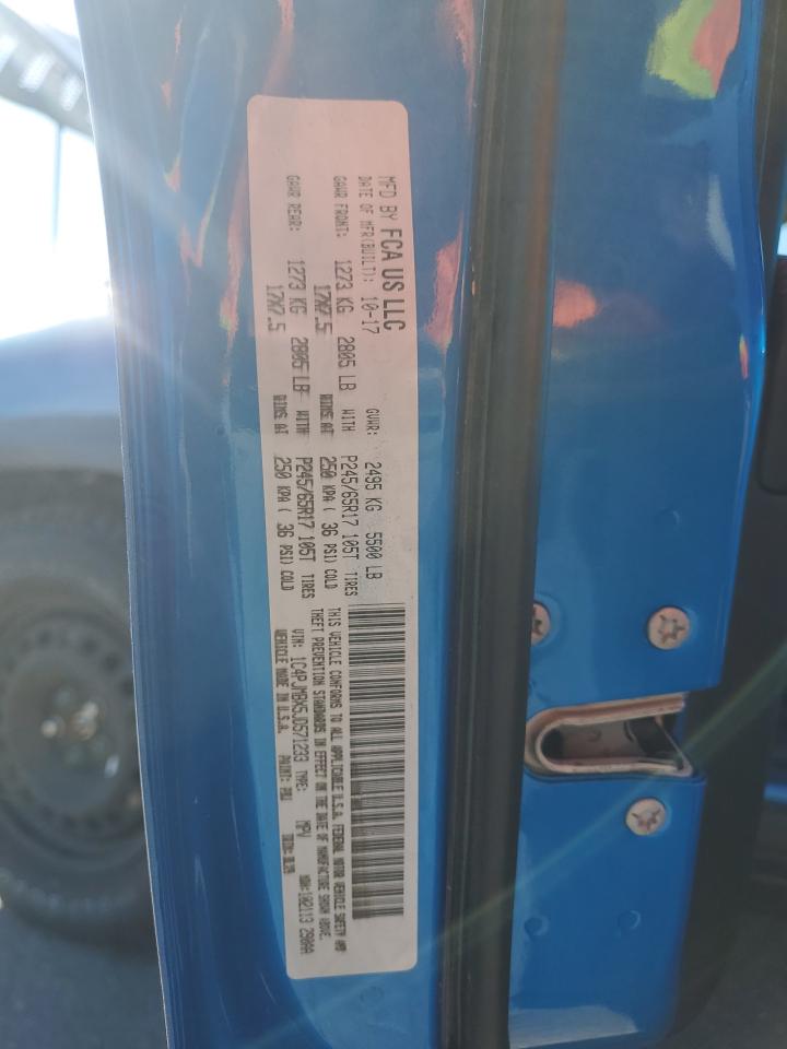 2018 Jeep Cherokee Trailhawk VIN: 1C4PJMBX5JD571233 Lot: 82730565