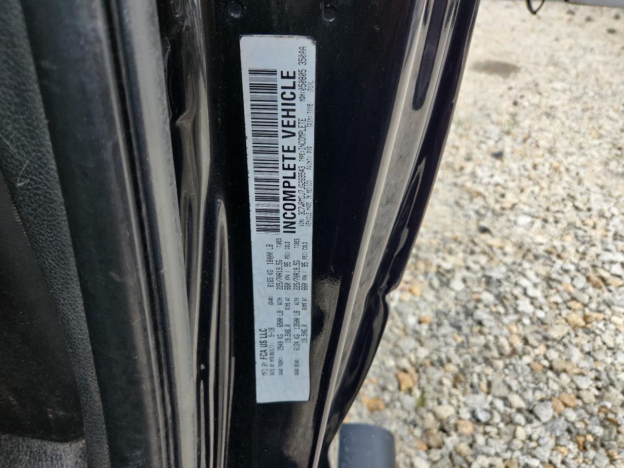 2018 Ram 5500 VIN: 3C7WRMDJ7JG269543 Lot: 87076935