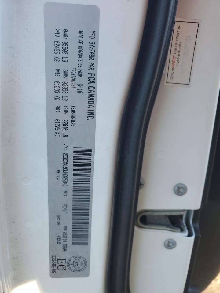 2018 Dodge Charger Srt Hellcat VIN: 2C3CDXL93JH325943 Lot: 85887005