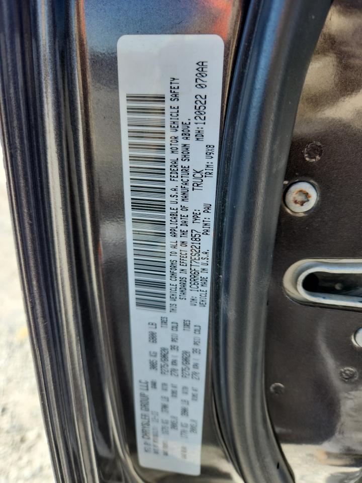 2014 Ram 1500 St VIN: 1C6RR6FT7ES221857 Lot: 86223135