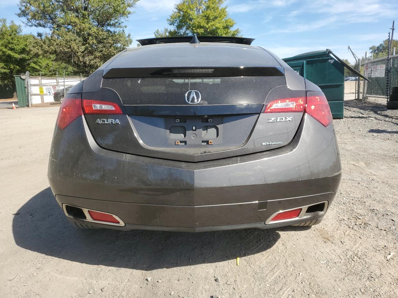 2012 Acura Zdx Technology VIN: 2HNYB1H48CH501092 Lot: 84946035