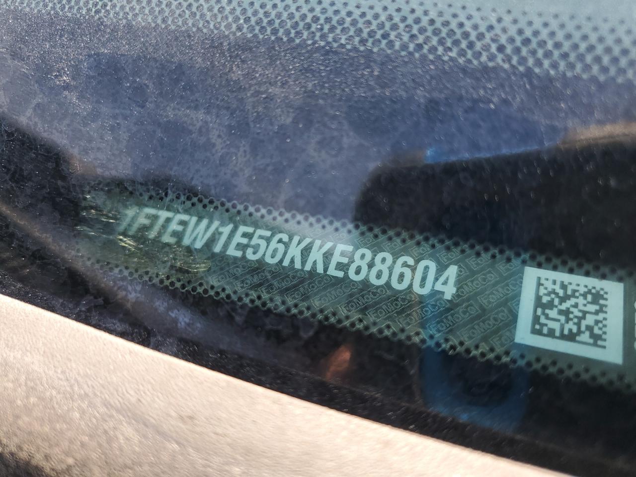 2019 Ford F150 Supercrew VIN: 1FTEW1E56KKE88604 Lot: 89696335