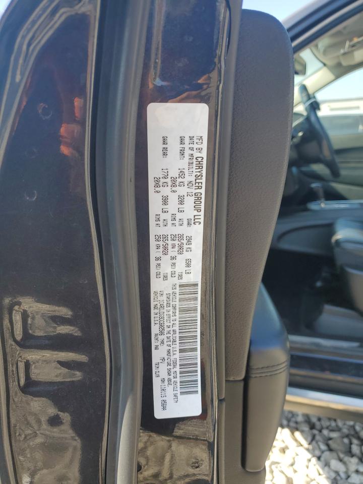 2013 Dodge Durango Crew VIN: 1C4RDJDG9DC602506 Lot: 82221805