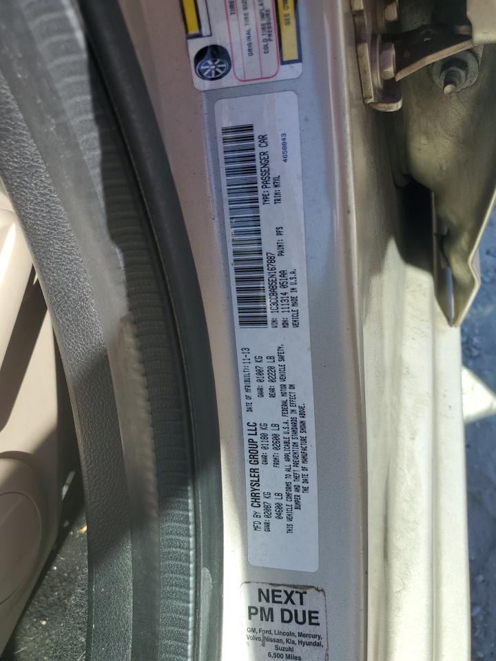 2014 Chrysler 200 Lx VIN: 1C3CCBAB5EN167887 Lot: 86173405