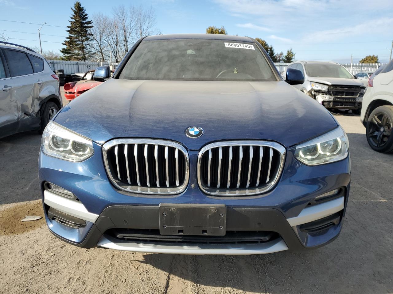 2020 BMW X3 xDrive30I VIN: 5UXTY5C00L9D10262 Lot: 86881745