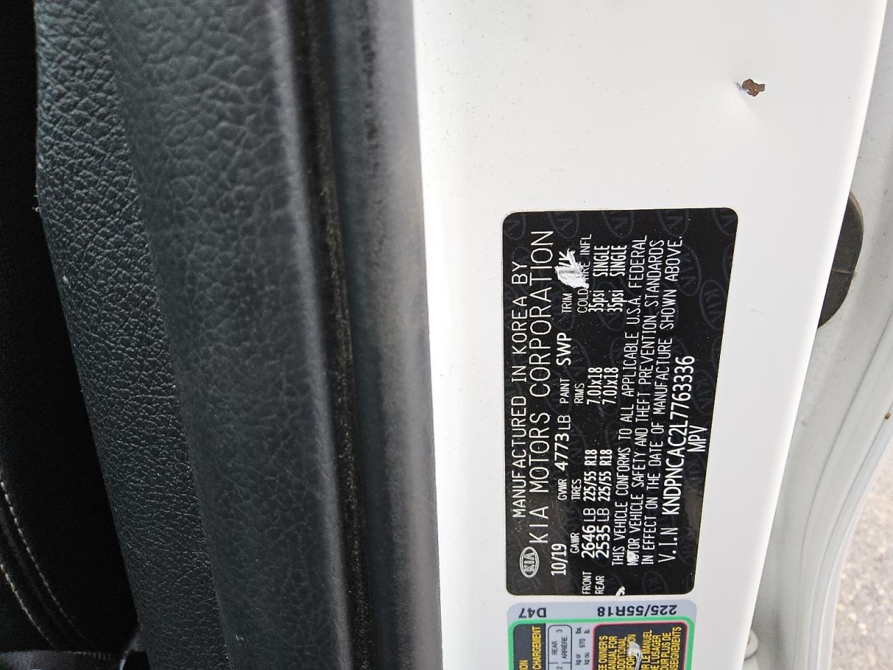 2020 Kia Sportage Ex VIN: KNDPNCAC2L7763336 Lot: 90493015