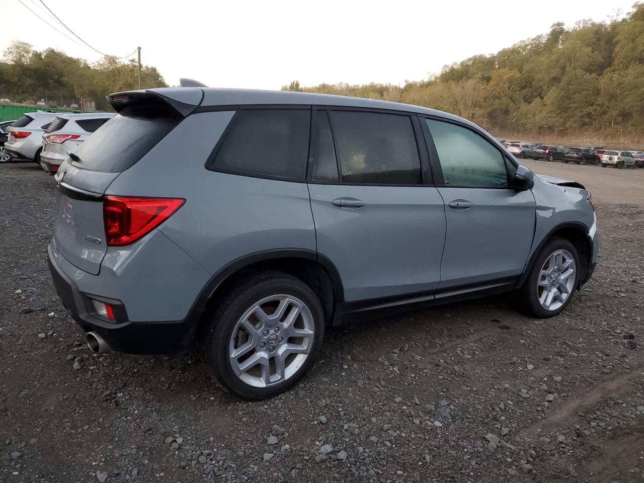 2025 Honda Passport Exl blue null gas 5FNYF8H52SB011490 photo #4