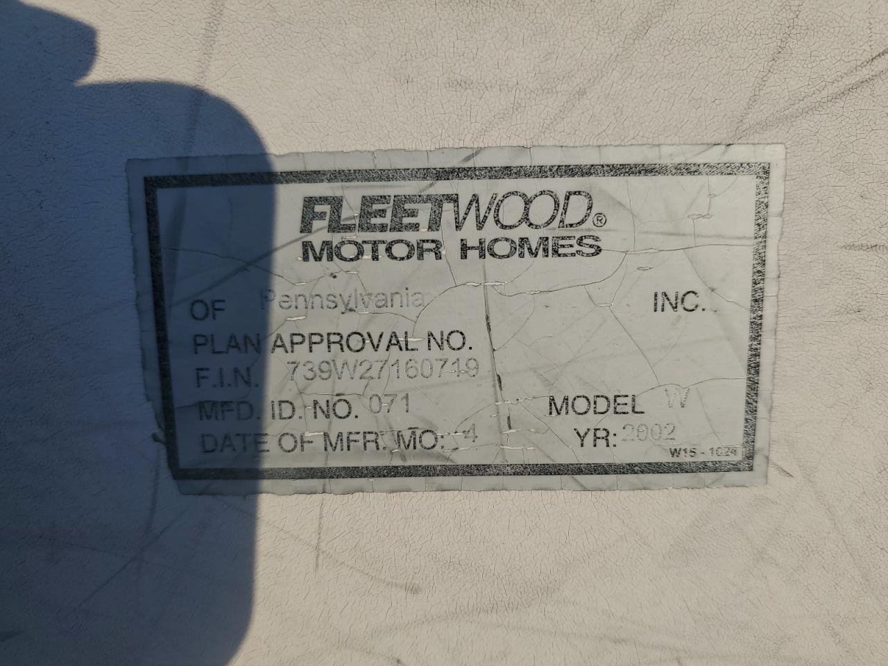 2002 Ford F550 Super Duty Stripped Chassis VIN: 1FCNF53SX20A04929 Lot: 89652505