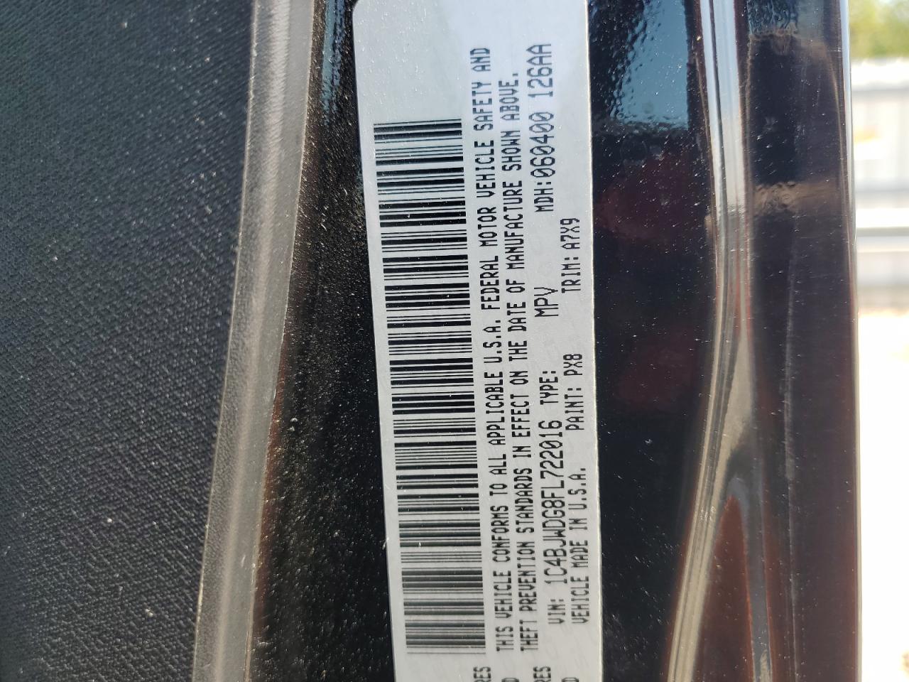 2015 Jeep Wrangler Unlimited Sport VIN: 1C4BJWDG8FL722016 Lot: 85511185