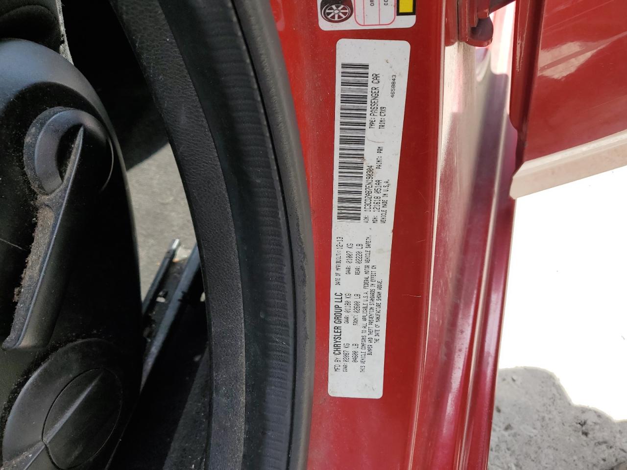 2014 Dodge Avenger Se VIN: 1C3CDZAB7EN190304 Lot: 84911735