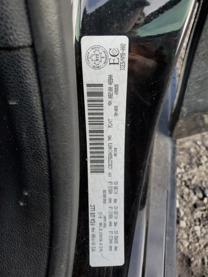 2016 Chrysler 200 Lx VIN: 1C3CCCFB3GN114073 Lot: 86159155