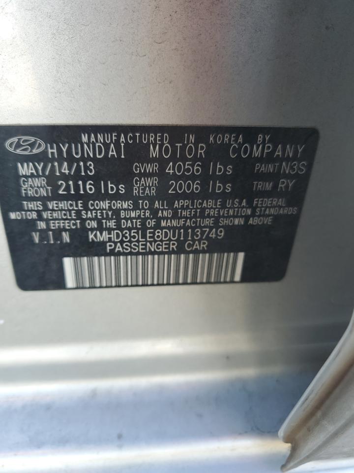 2013 Hyundai Elantra Gt VIN: KMHD35LE8DU113749 Lot: 82693065