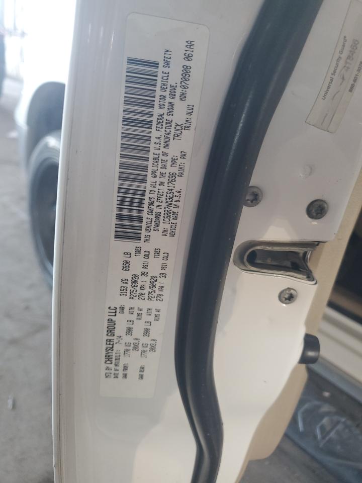 2014 Ram 1500 Laramie VIN: 1C6RR7NM3ES417696 Lot: 84220885