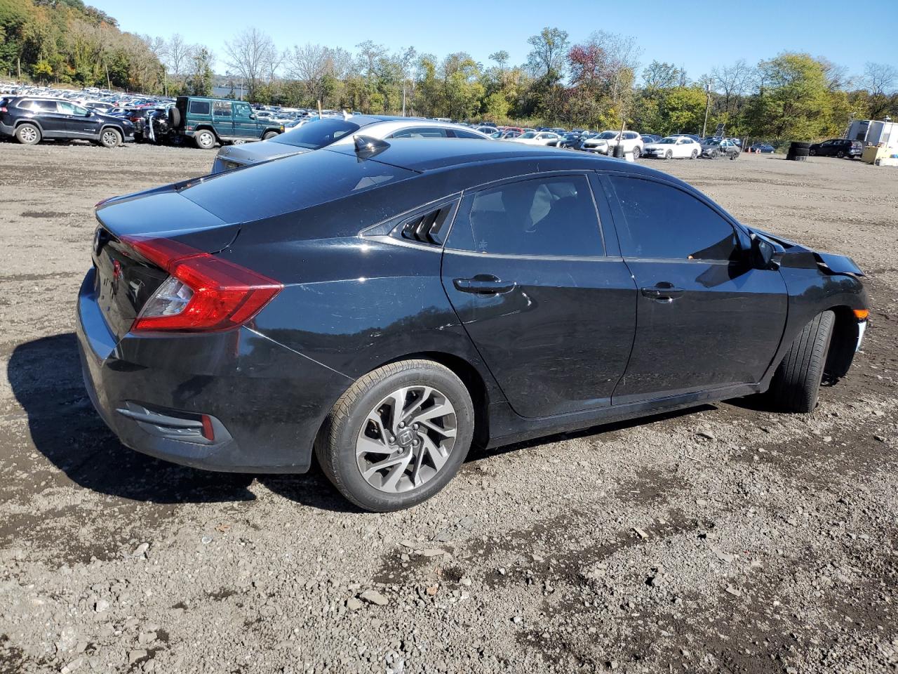 2018 Honda Civic Ex black null gas 19XFC2F72JE003931 photo #4