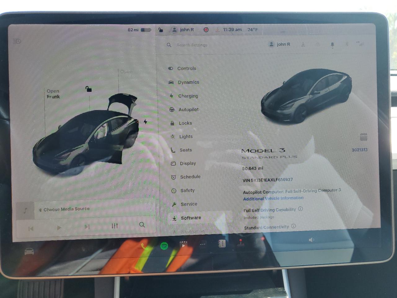 2020 Tesla Model 3 VIN: 5YJ3E1EAXLF614937 Lot: 82687505