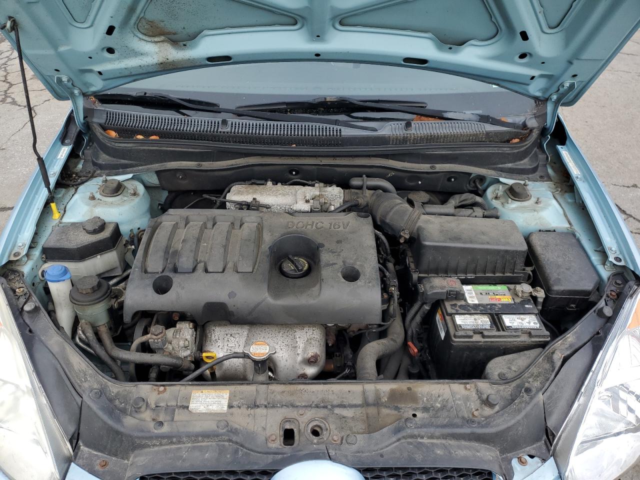 2010 Hyundai Accent Blue VIN: KMHCM3AC4AU184084 Lot: 86668675