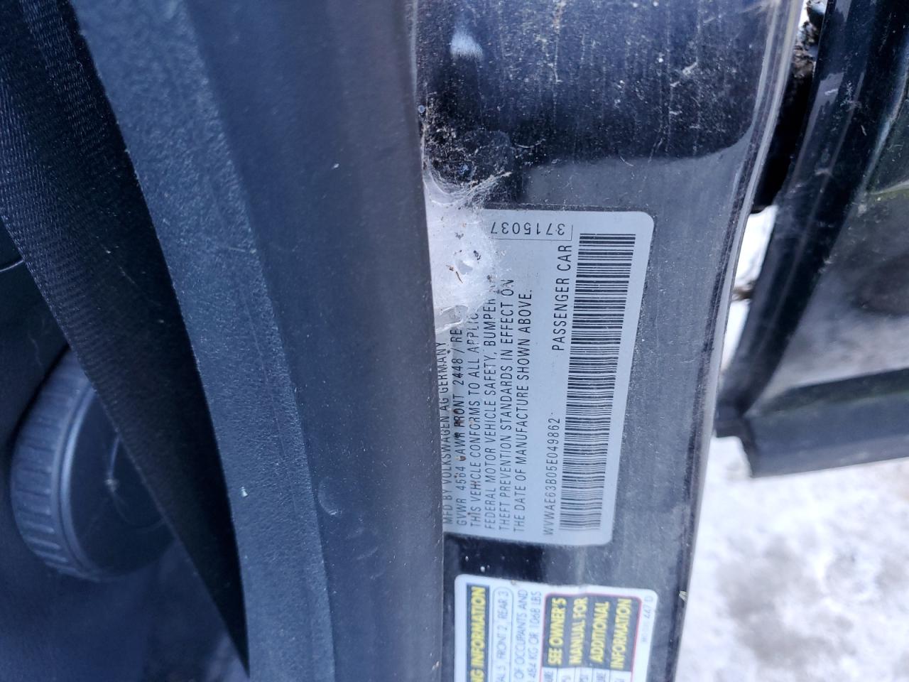 2005 Volkswagen Passat Gls Tdi VIN: WVWAE63B05E049862 Lot: 82347915