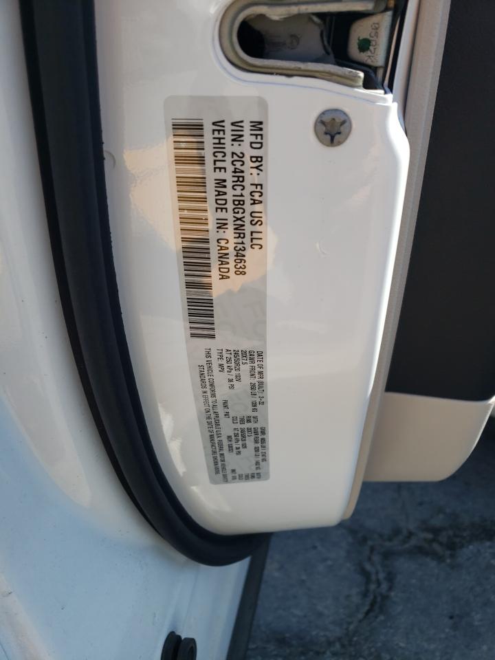2022 Chrysler Pacifica Touring L VIN: 2C4RC1BGXNR134638 Lot: 85129805