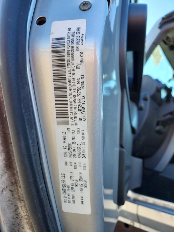 2009 Jeep Wrangler X VIN: 1J4FA24149L728786 Lot: 81952065