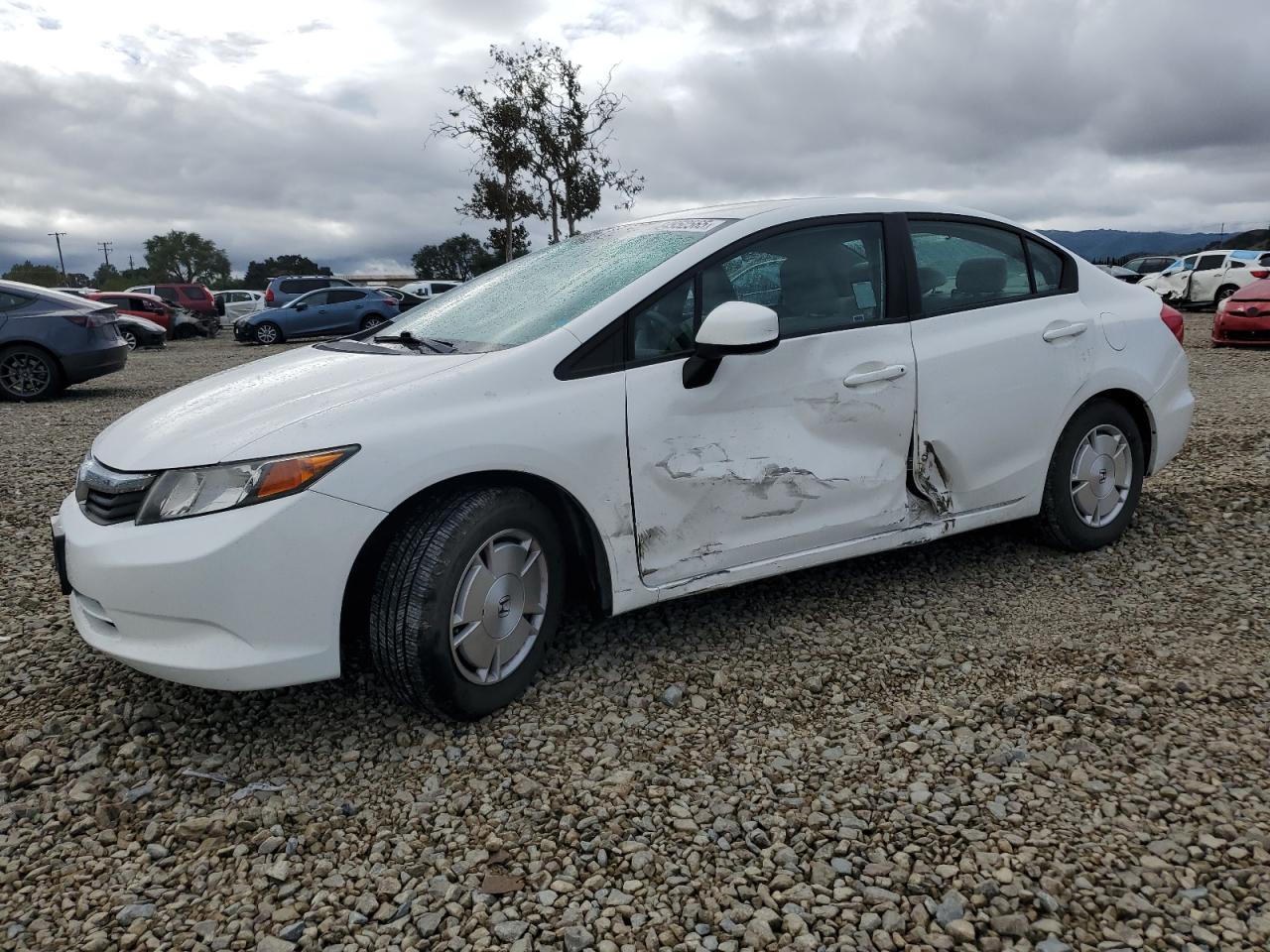 2012 Honda Civic Hf VIN: 2HGFB2F66CH522435 Lot: 84952565