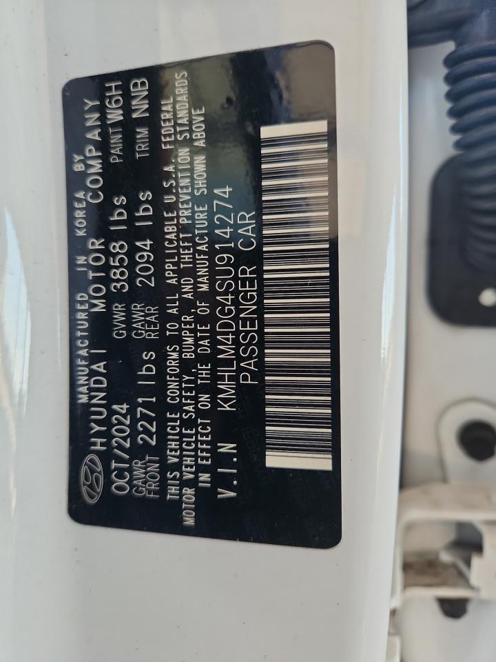 2025 Hyundai Elantra Sel Sport VIN: KMHLM4DG4SU914274 Lot: 86510985