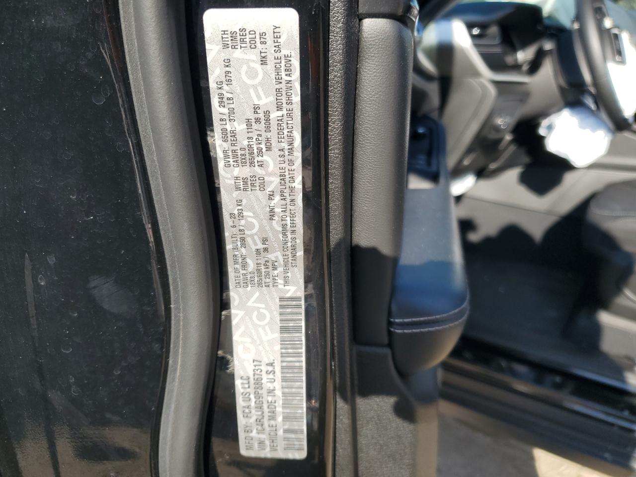 2023 Jeep Grand Cherokee L Laredo VIN: 1C4RJJAG9P8867317 Lot: 86213865