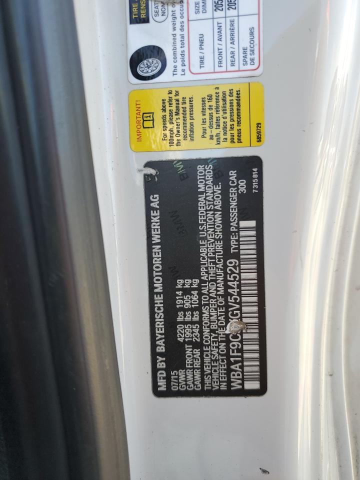 2016 BMW 228 I Sulev VIN: WBA1F9C5XGV544529 Lot: 87423295