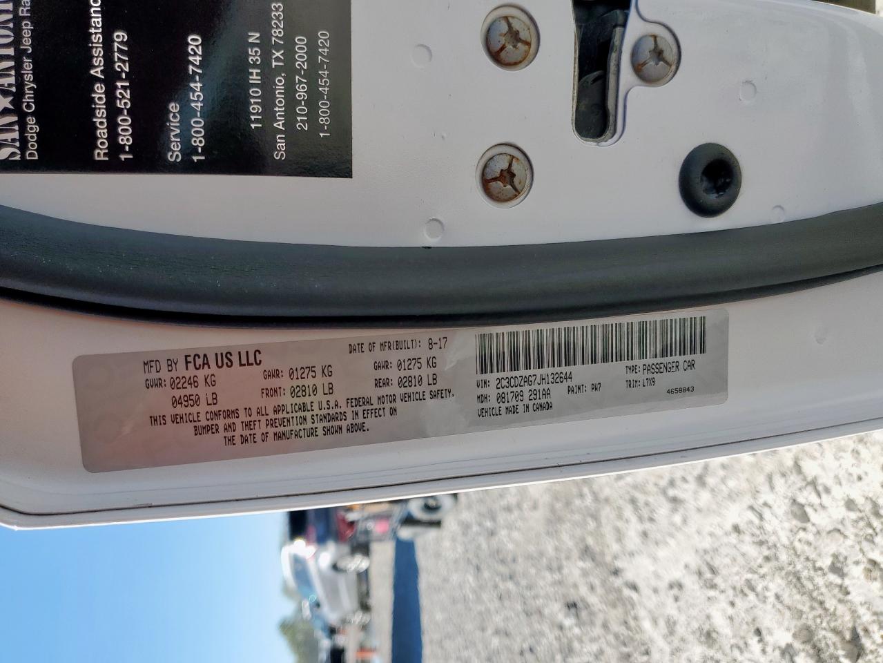 2018 Dodge Challenger Sxt VIN: 2C3CDZAG7JH132644 Lot: 90979525