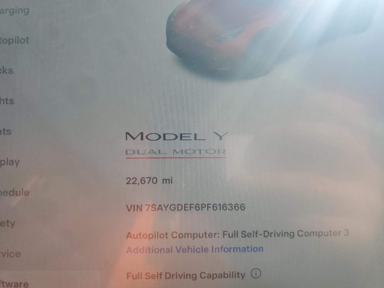 2023 Tesla Model Y VIN: 7SAYGDEF6PF616366 Lot: 86508815
