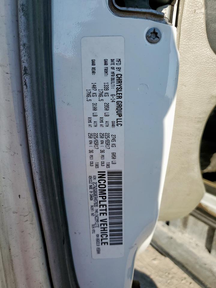 2014 Dodge Grand Caravan Se VIN: 2C7WDGBG8ER457835 Lot: 86650685