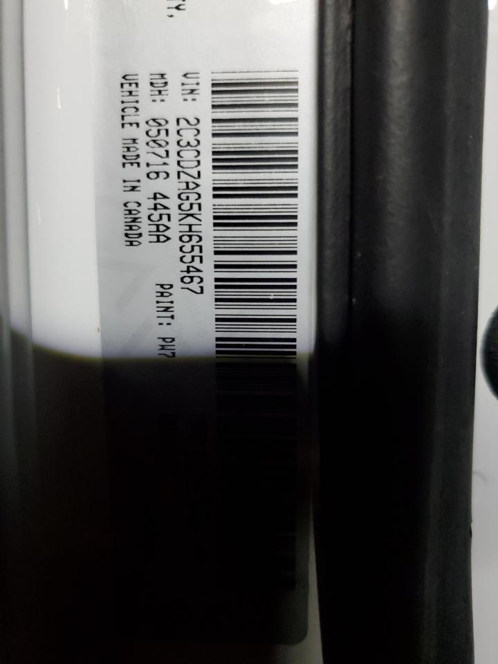 2019 Dodge Challenger VIN: 655467 Lot: 86601455